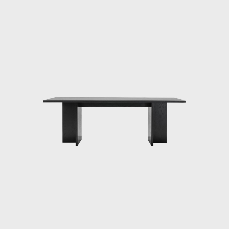PLOTICA column table, black (W1800 / W2100)